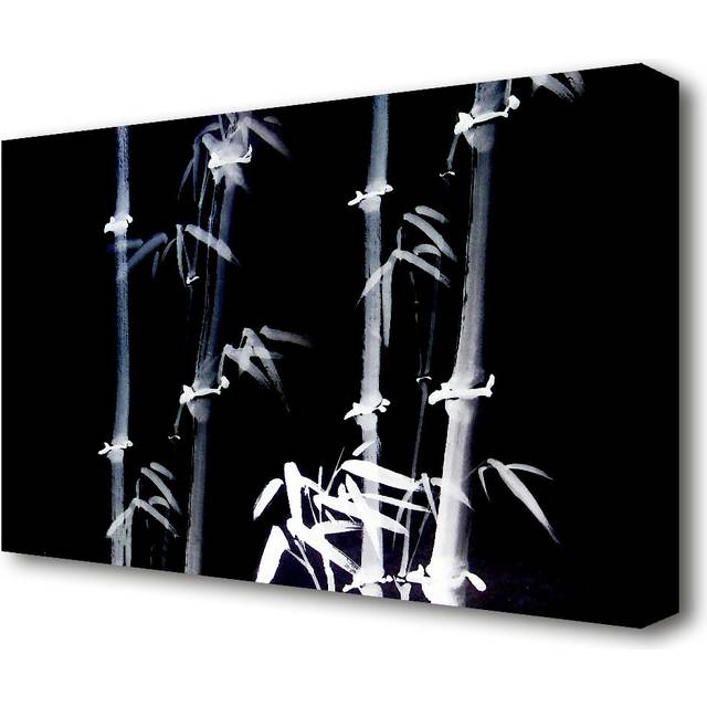 &#39;Bamboo&#39; Graphic Art Print on Wrapped Canvas (81.3 cm H x 121.9 cm W)