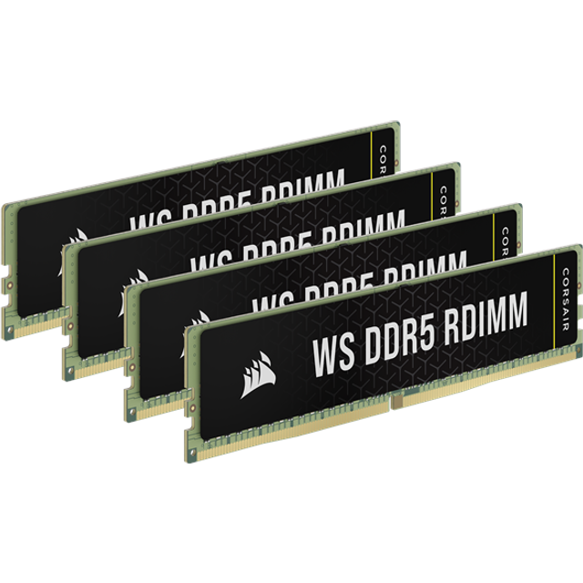 CORSAIR WS DDR5 RDIMM 64GB (4x16GB) DDR5-5600 Workstation Memory Kit