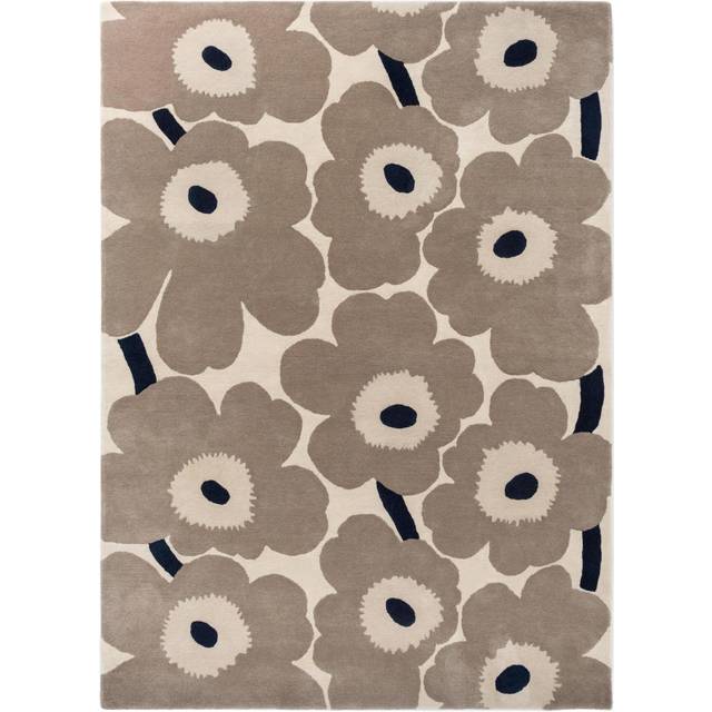 Marimekko Unikko ullmatta Greige, 250x350 cm