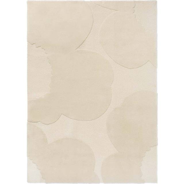Marimekko Iso Unikko ullmatta Natural White, 250x350 cm