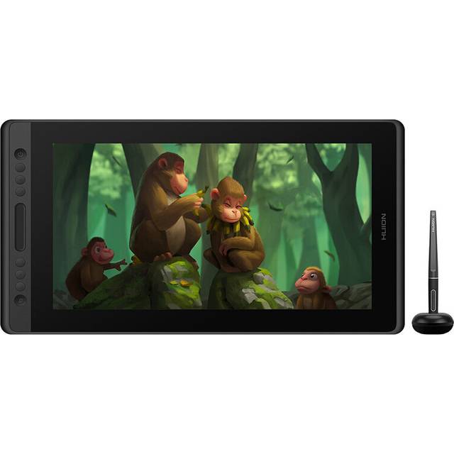 HUION Kamvas Pro 16 120%sRGB Graphic tablet 8192 Levels Tilt Support Drawing tablet Digital Monitor with Shortcut keys