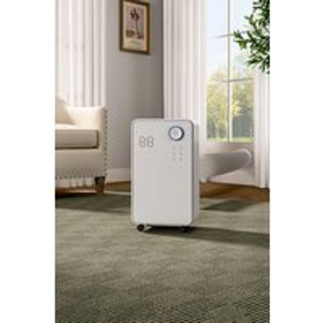 16L WiFi Dehumidifier with Wheels - White - One Size