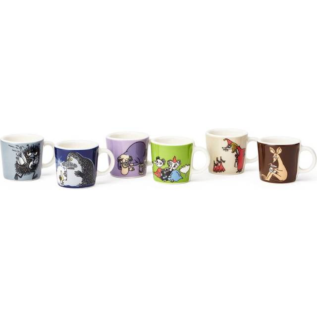 Moomin Arabia Mumin minimuggar 6-pack Andra classic Multi