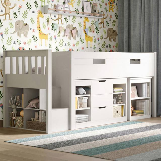Flair Furniture Flair Charlie Midsleeper Full Set White, White