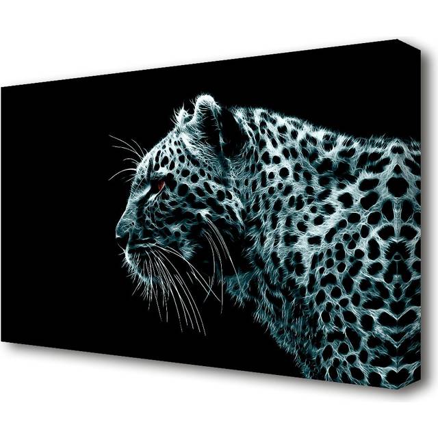 Cheetah Blues Wildlife - Wrapped Canvas Photograph Print (66 cm H x 101.6 cm W)