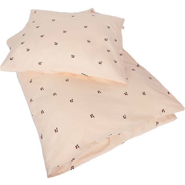 Konges Sløjd - ADULT BEDDING GOTS - Skolväska för barn - CHERRY / LYSERØD - 200 x 140 cm (63 x 60 cm)