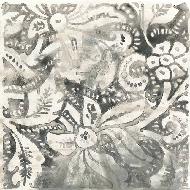 Antique Stone Tile I By June Erica Vess - Wrapped Canvas Painting Print (91cm H x 91cm W x 3.8cm D)