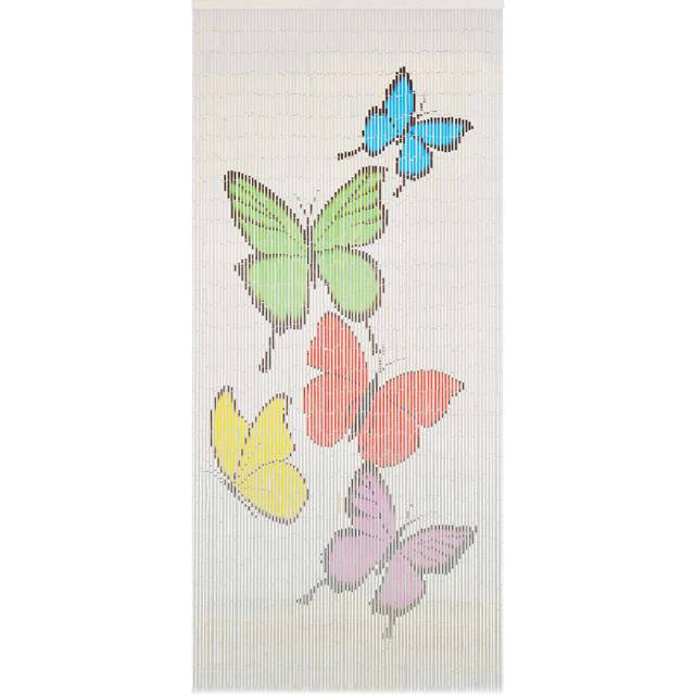 vidaXL Insect Door Curtain Bamboo 90x200 cm - Multicolour