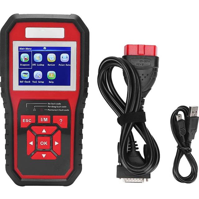 Kw850 Obd2 Eobd Scanner Car Code Reader Tester Car Diagnostic Tool Instrument (black Red)