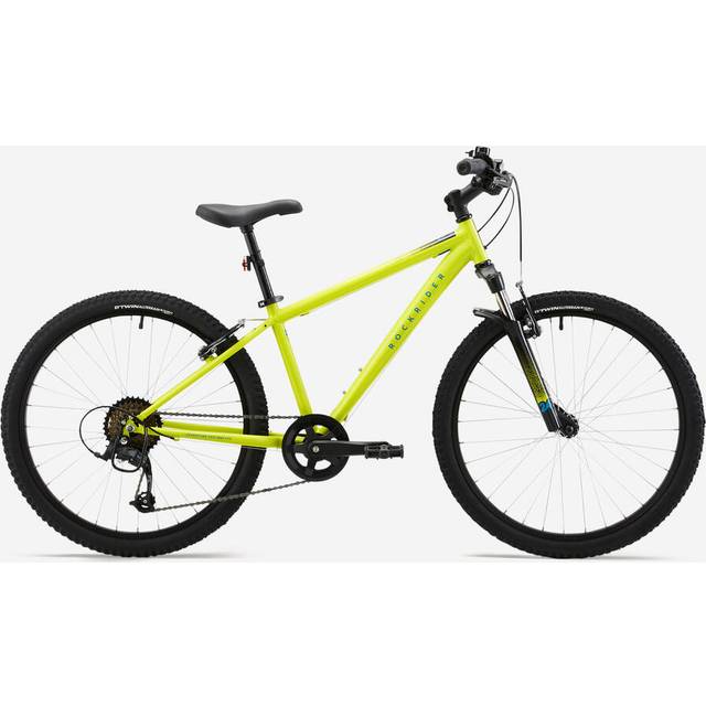 Kids' 24" 9-12 Years Mountain Bike Expl 500 - Yellow - Acid Green