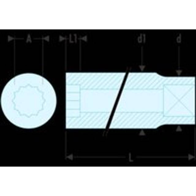 r.13eÂâÂSocket 1/4Â12ÂC 13Âmm