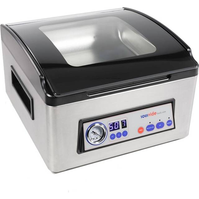 SousVideTools SVT-LITE iVide Chamber Vacuum Sealer, Silver, Large
