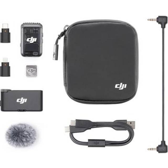 DJI Mic 2 with Omnidirectional Audio Recording Feature (1 TX and 1 RX) in Black