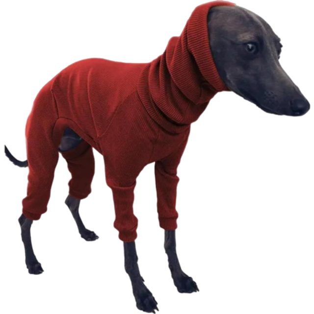 Polokrage stora hundkläder vinter overall för hundar fyrbent pyjamas husdjurströja overall för stora hundar