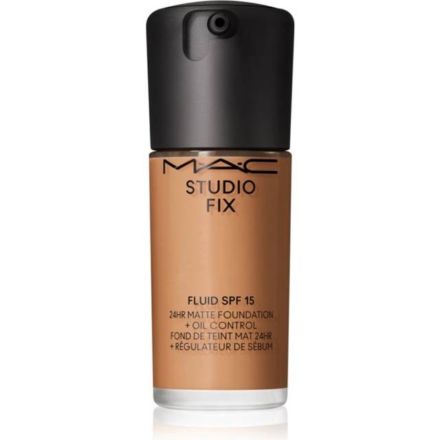 MAC Cosmetics Studio Fix Fluid SPF 15 24HR Matte Foundation + Oil Control Mattifierande foundation SPF 15 Skugga NC45.5 30 ml