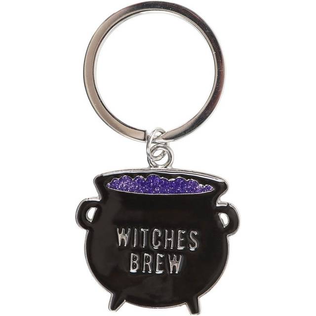 Witches Brew Cauldron Keyring