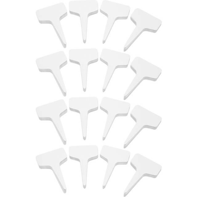 400 Pcs Garden Labels Gardening Plant Classification Sorting Sign Tag Ticket Plastic Writing Plate Board White