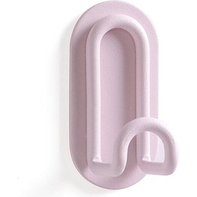 (a-P2) Stick on Wall Hook for Kitchen Bathroom Office U Shape/L Shape Adhesive Hook Rustproof  Robe Towel Hook Waterproof