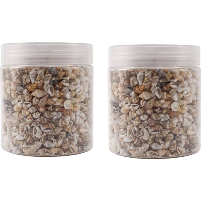 About 2600-3000 Tiny Sea Shell Ocean Beach Spiral Seashells Craft Charms 7-12mm for Candle Making,
