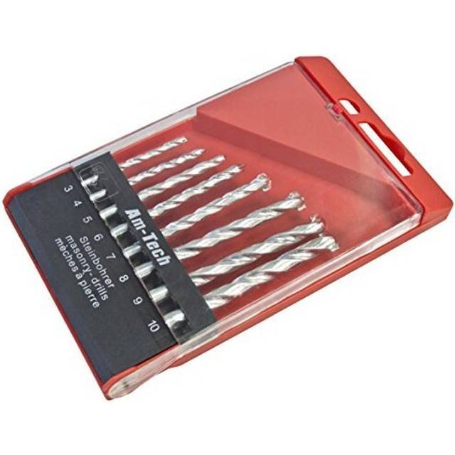 Amtech Masonry Drill Bit Set 8 Piece