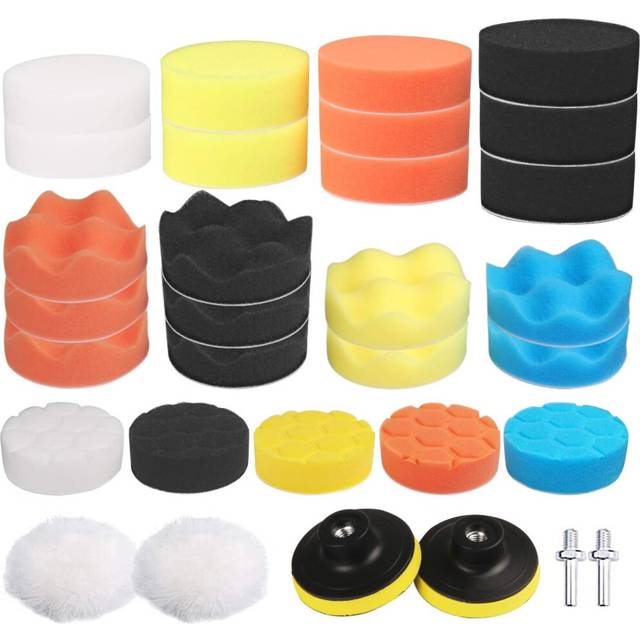 Polishing Attachment Cordless Screwdriver - 31 Piece Polishing Sponge Set For Car Polishing Machine M10 Drill Adapter