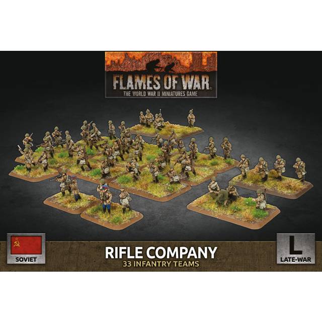 Battlefront Miniatures Flames Of War - Rifle Company (X132 Figs Plastic)
