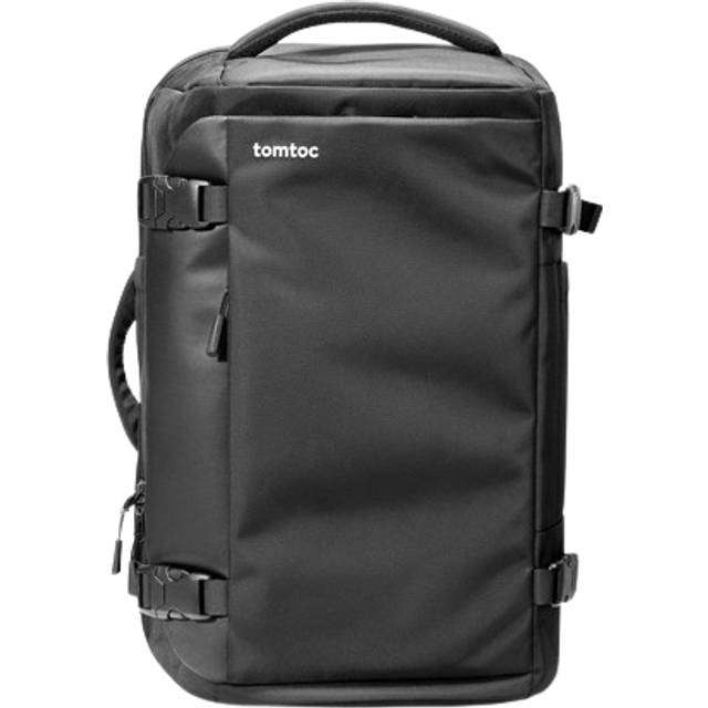 tomtoc 40L Reseryggsäck, TSA-vänlig handbagage-ryggsäck Reseryggsäck för 15,6-17 tums bärbar dator, flyggodkänd ombordstigning Vattenavvisande kabinryggsäck för resor Weekender Trip