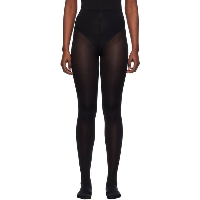 Wolford Velvet De Luxe 66 Den Tight - Black