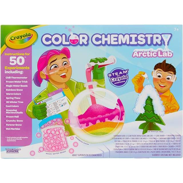 Crayola Arctic Color Chemistry Set for Kids, Steam/Stem Activities, Educational Toy, Ages 7, 8, 9, 10