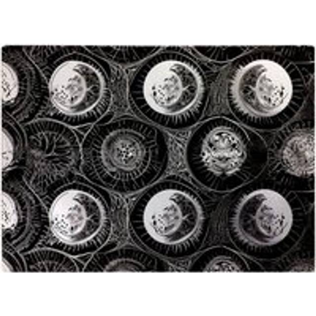 Black White Moon And Sun Glass Chopping Board - Grey - One Size
