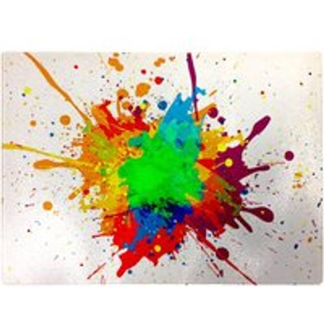 Paint Splash! Chopping Board - Green