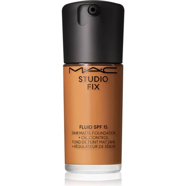 MAC Cosmetics Studio Fix Fluid SPF 15 24HR Matte Foundation + Oil Control Mattifierande foundation SPF 15 Skugga C8 30 ml