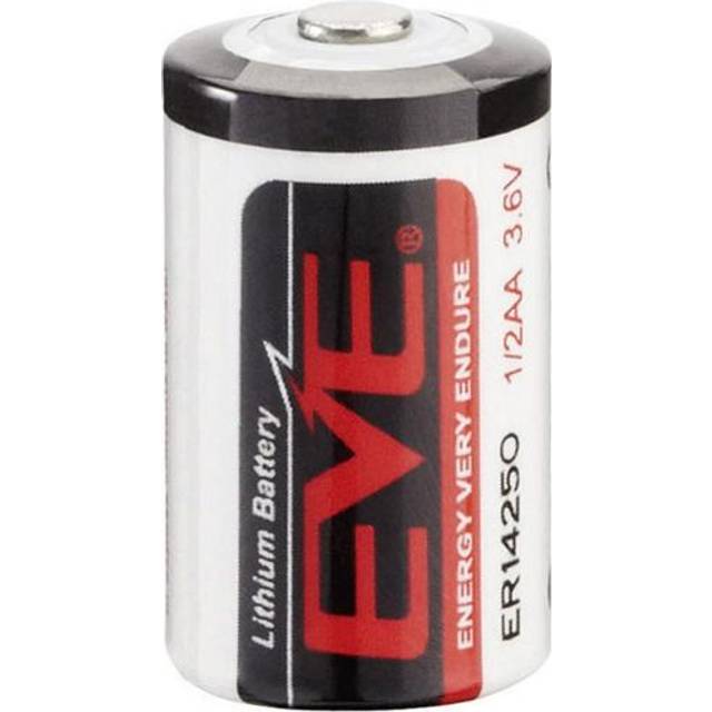 EVE ER14250 1/2 AA Size 1200mAh Lithium Battery Cell 3.6V Axial Le...