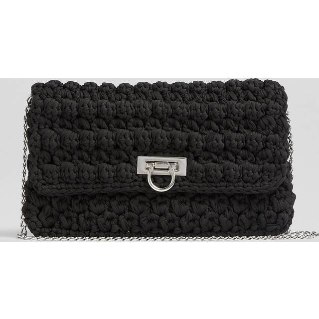 Lk Bennett Womens Bla-black Essie Braided Woven Shoulder Bag 1 Size - BLA-BLACK