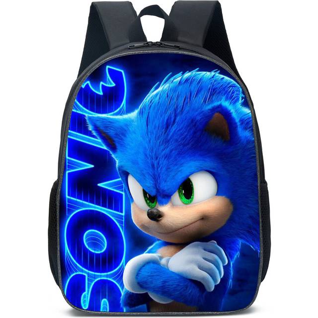 (A) NEW'C Sonic The Hedgehog 3D Printed Children's School Backpack Travel Rucksacks