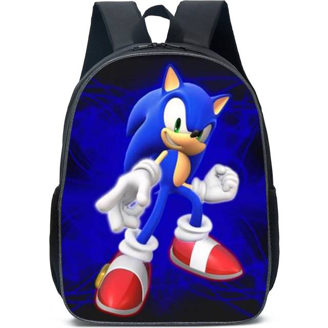 (E) NEW'C Sonic The Hedgehog 3D Printed Children's School Backpack Travel Rucksacks