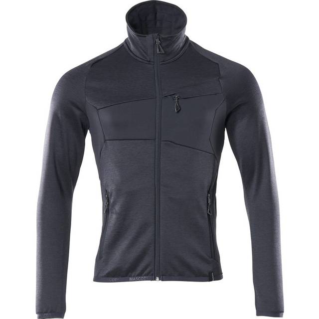 Mascot Fleece Jumper with Half ZIP - Dark Navy - XS