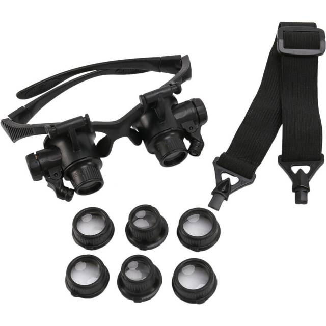 Watch Tools Repair Tool Kit Wearing Magnifying Glass With Led Lights 10x 15x 20x 25x Loupe Magnifier