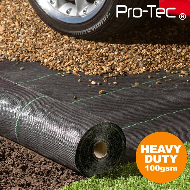 (3m x 25m) Heavy Duty Weed Control Membrane Ground Cover Sheet Garden Landscape Mat Weed Suppressant Barrier