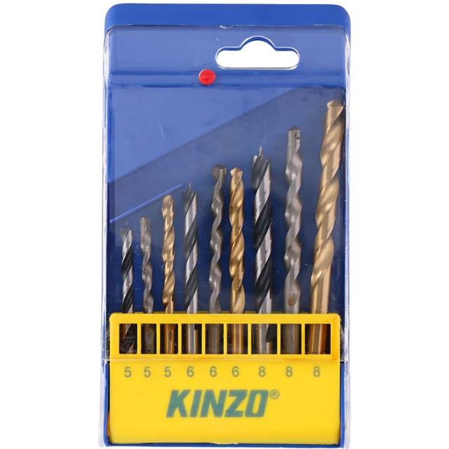 Combination Drill Bits Set Masonry Wood Metal Brick Concrete Plastic Plasterboar