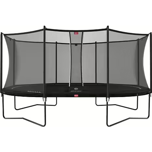 BERG GRAND Favorit Svart 520 OVAL + skyddsnät Comfort