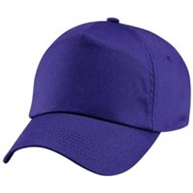 (One Size, Purple) Beechfield Plain Unisex Junior Original 5 Panel Baseball Cap