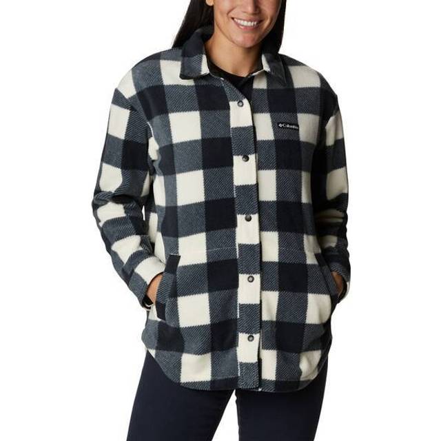 Women's Benton Springs™ Fleece Shirt Jacket, Grey - XS