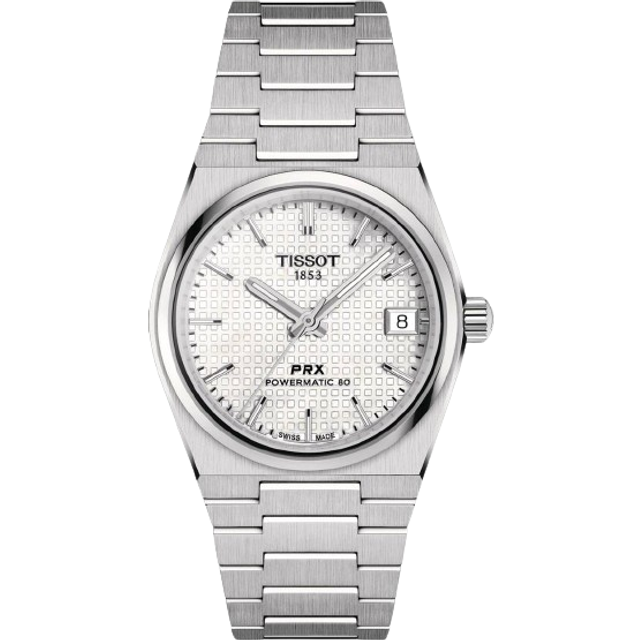 Tissot Mens Mother of Pearl T1372071111100 Prx Powermatic 80 Stainless-steel Automatic Watch 1 Size - MOTHER OF PEARL
