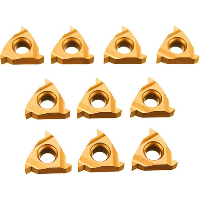 10pcs 11IR A60 Carbide Insert Internal Threading Insert For Turning Tool Holder Boring Bar