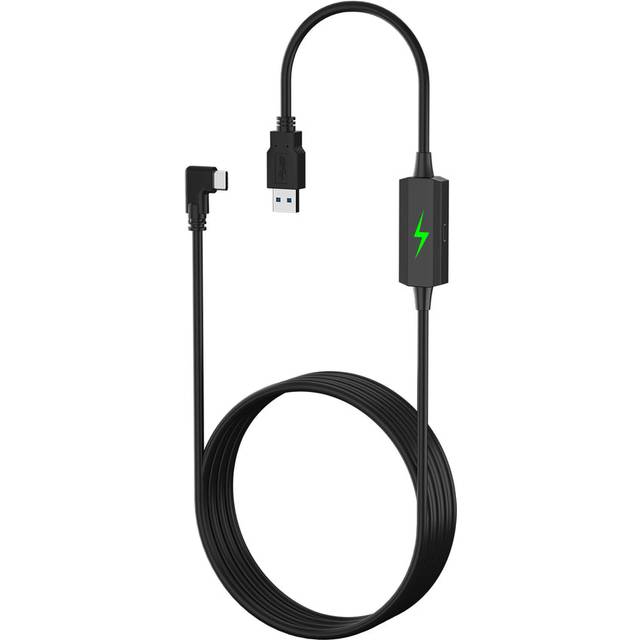 NÖRDIC 5m USB3.2 Gen 1 aktiv VR datalink kabel USB-C till A 5Gbps