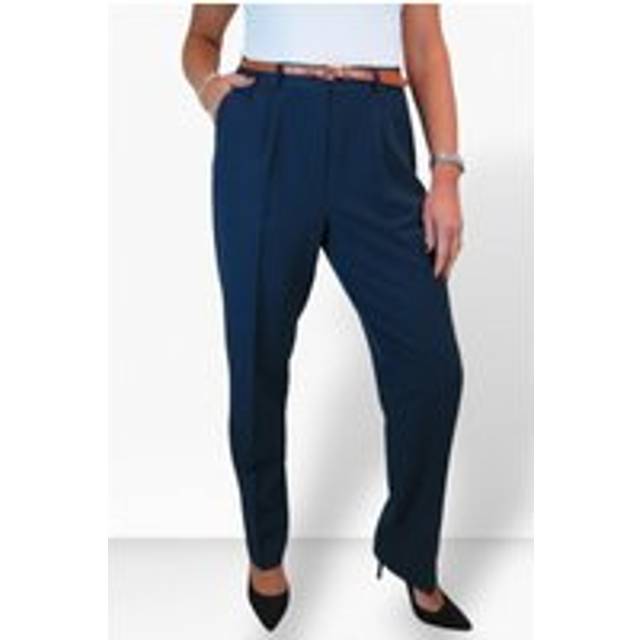 Paulo Due Smart Tailored Fit Tapered Trouser In Navy - 12