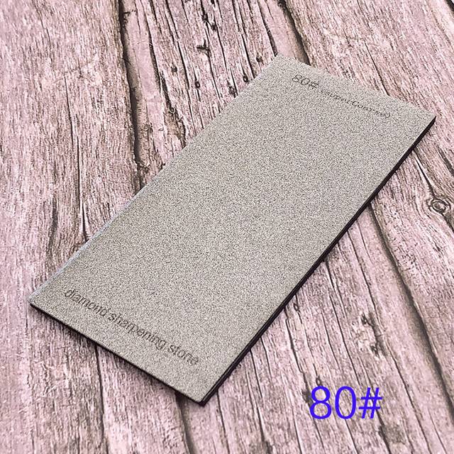 (a-80 Grit) Sharpening Stone Kitchen Knife Sharpen Diamond Sheet with EVA Material Base Apex Edge Blade Fixed Angle Sharpener Grinding Knife
