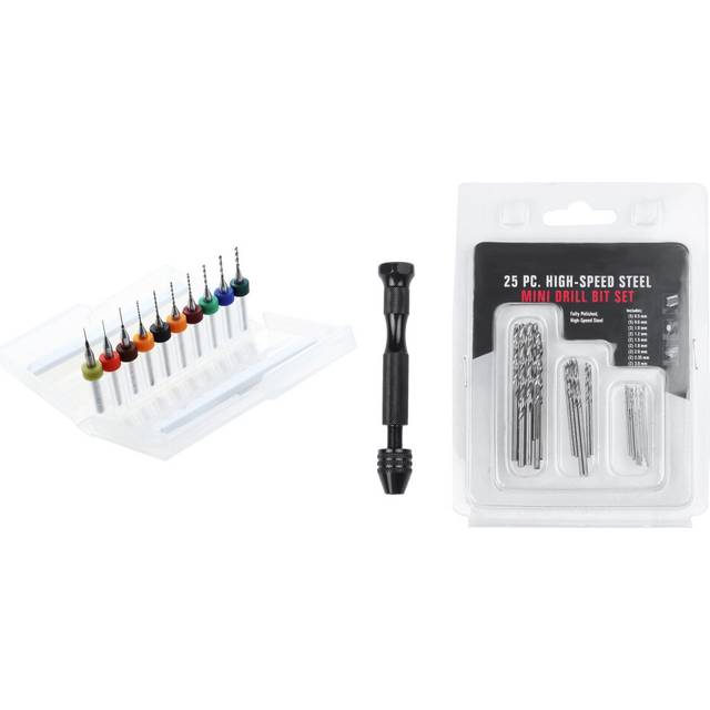 Box 10X 0.3-1.2mm PCB Small Drill Bits PCB Drills & Hand Twist Drill Bits Set,Spiral Drill with 25Pcs -Drill Bits