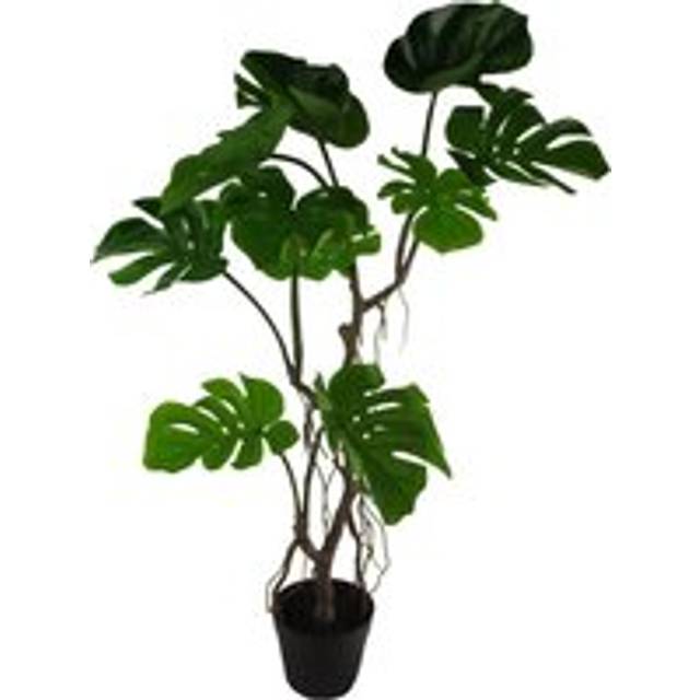Leaf Design 90cm Artificial Twisted Stem Monstera Plant